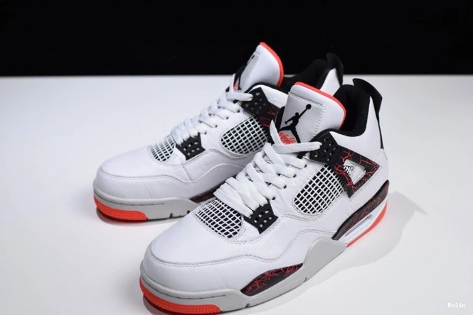 Bmlin 308497-116 Air Jordan Hot 4 Retro Lava 0812